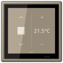 Jung LC459D1S242 ,Ecran tactil de cameră KNX LS Touch cu cadru integrat simplu LS 990, LC32141