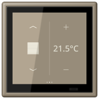 Jung LC459D1S242 ,Ecran tactil de cameră KNX LS Touch cu cadru integrat simplu LS 990, LC32141