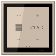 Jung LC459D1S243 ,Ecran tactil de cameră KNX LS Touch cu cadru integrat simplu LS 990, LC32142