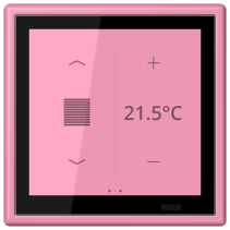 Jung LC459D1S246 ,Ecran tactil de cameră KNX LS Touch cu cadru integrat simplu LS 990, LC4320C