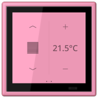 Jung LC459D1S246 ,Ecran tactil de cameră KNX LS Touch cu cadru integrat simplu LS 990, LC4320C