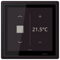 Jung LC459D1S248 ,Ecran tactil de cameră KNX LS Touch cu cadru integrat simplu LS 990, LC4320E