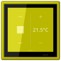 Jung LC459D1S249 ,Ecran tactil de cameră KNX LS Touch cu cadru integrat simplu LS 990, LC4320F