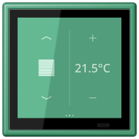 Jung LC459D1S250 ,Ecran tactil de cameră KNX LS Touch cu cadru integrat simplu LS 990, LC4320G