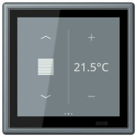 Jung LC459D1S251 ,Ecran tactil de cameră KNX LS Touch cu cadru integrat simplu LS 990, LC4320H