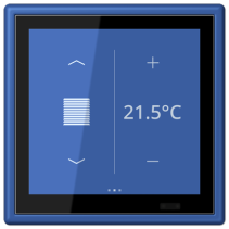Jung LC459D1S253 ,Ecran tactil de cameră KNX LS Touch cu cadru integrat simplu LS 990, LC4320K