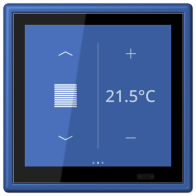 Jung LC459D1S253 ,Ecran tactil de cameră KNX LS Touch cu cadru integrat simplu LS 990, LC4320K