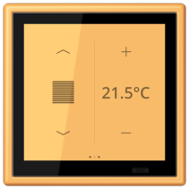 Jung LC459D1S254 ,Ecran tactil de cameră KNX LS Touch cu cadru integrat simplu LS 990, LC4320L
