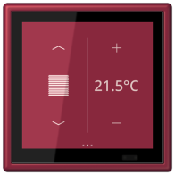 Jung LC459D1S255 ,Ecran tactil de cameră KNX LS Touch cu cadru integrat simplu LS 990, LC4320M