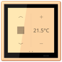 Jung LC459D1S258 ,Ecran tactil de cameră KNX LS Touch cu cadru integrat simplu LS 990, LC4320P