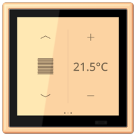 Jung LC459D1S258 ,Ecran tactil de cameră KNX LS Touch cu cadru integrat simplu LS 990, LC4320P