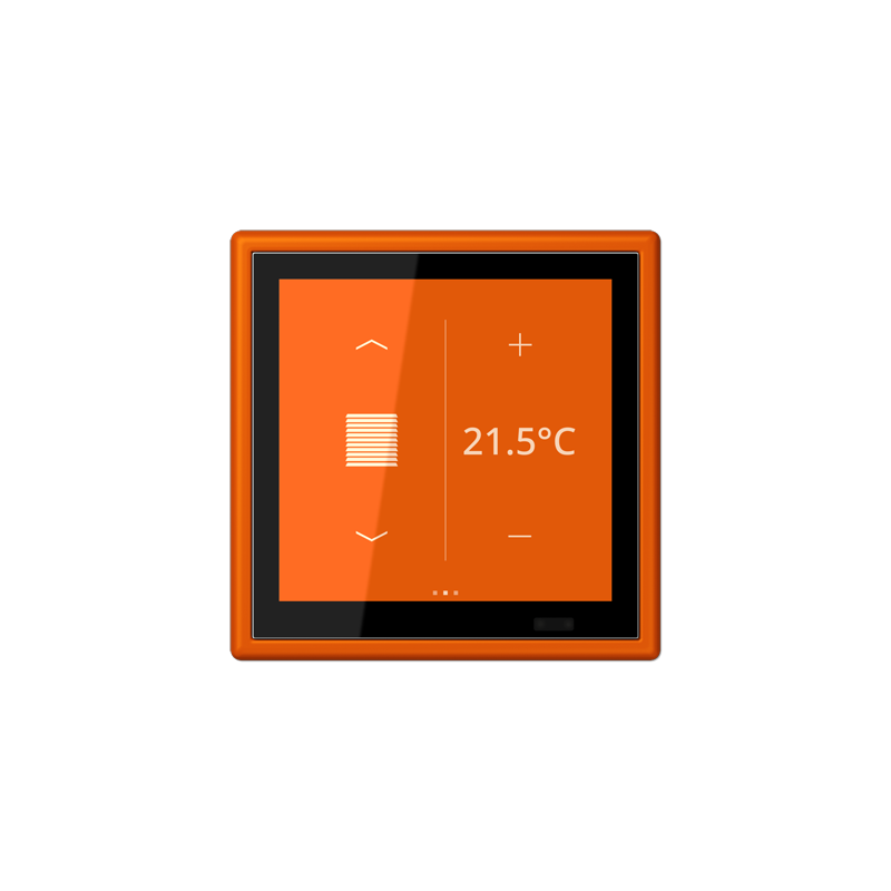 Jung LC459D1S260 ,Ecran tactil de cameră KNX LS Touch cu cadru integrat simplu LS 990, LC4320S