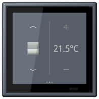 Jung LC459D1S262 ,Ecran tactil de cameră KNX LS Touch cu cadru integrat simplu LS 990, LC4320U