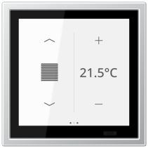 Jung LSZAL459BFD1S ,Ecran tactil de cameră KNX LS Touch cu cadrul integrat simplu LS Zero