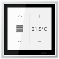 Jung LSZAL459BFD1S ,Ecran tactil de cameră KNX LS Touch cu cadrul integrat simplu LS Zero
