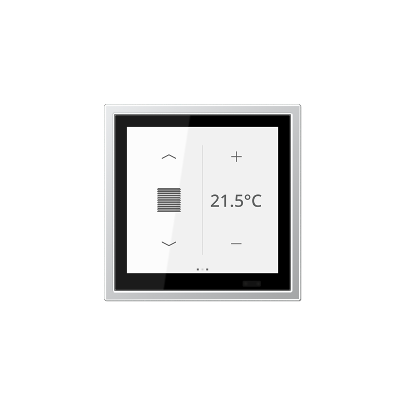 Jung LSZAL459BFD1S ,Ecran tactil de cameră KNX LS Touch cu cadrul integrat simplu LS Zero