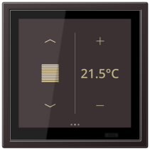 Jung LSZAL459BFD1SD ,Ecran tactil de cameră KNX LS Touch cu cadrul integrat simplu LS Zero