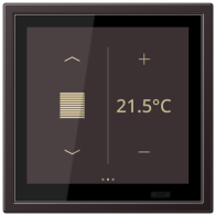 Jung LSZAL459BFD1SD ,Ecran tactil de cameră KNX LS Touch cu cadrul integrat simplu LS Zero