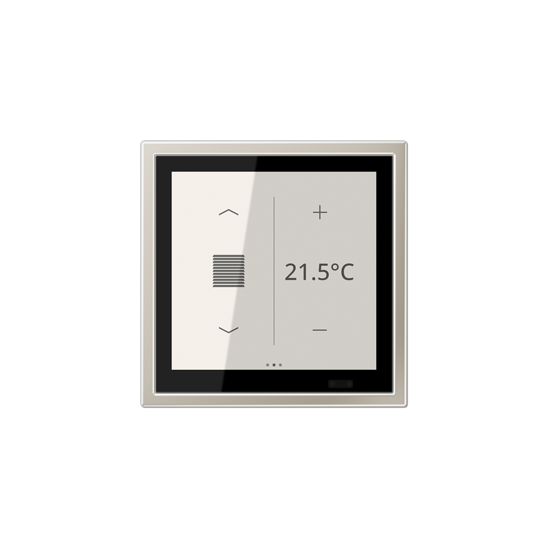 Jung LSZES459BFD1S ,Ecran tactil de cameră KNX LS Touch cu cadrul integrat simplu LS Zero