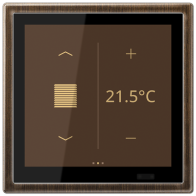 Jung ME459D1SAT ,Controlerul camerei KNX LS Touch cu cadru integrat simplu LS 990