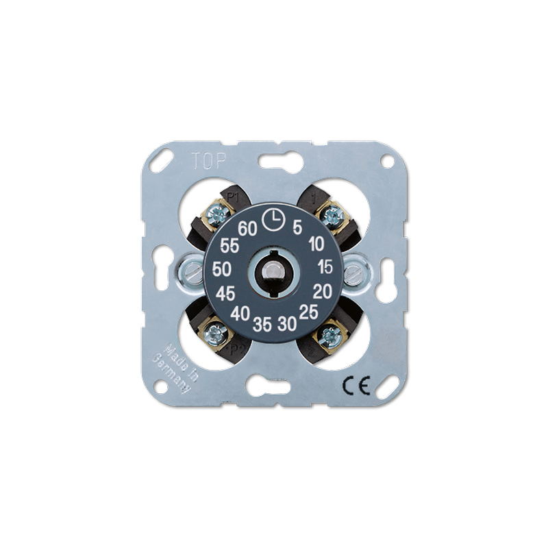 Jung 11060 ,Cronometru modular montaj in doza sub tencuiala 16 AX/250 V ~, 2-pol, o direcție Max. 60 min.