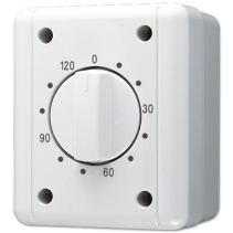 Jung 8012W ,Cronometru Temporizator in carcasa aparenta  16 ax/250 v ~