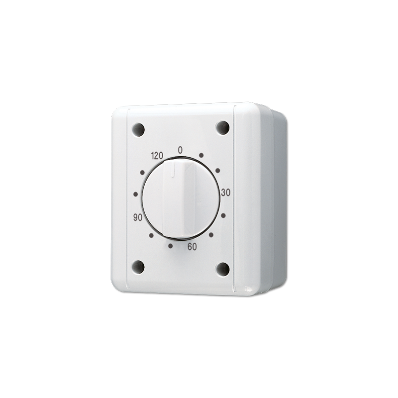 Jung 8012W ,Cronometru Temporizator in carcasa aparenta  16 ax/250 v ~