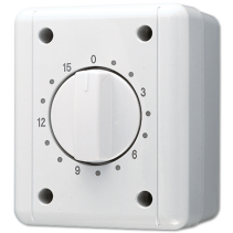 Jung 8015W ,Cronometru Temporizator in carcasa aparenta  16 ax/250 v ~