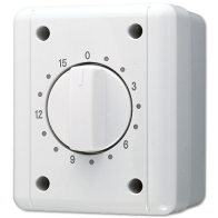 Jung 8015W ,Cronometru Temporizator in carcasa aparenta  16 ax/250 v ~