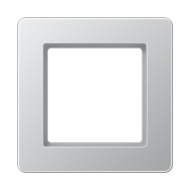 Jung AF581BFAL ,Ramă simplu pentru instalare orizontală și verticală, rezistență la rupere