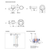 Detector de prezenta EGUtec PD3-1C-DE-RA Instalare tavan 1 canal