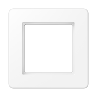 Jung AF581BFWWM ,Ramă simplu pentru instalare orizontală și verticală, rezistență la rupere