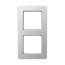 Jung AF582BFAL ,Ramă dublă pentru instalare orizontală și verticală, rezistență la rupere