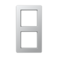 Jung AF582BFAL ,Ramă dublă pentru instalare orizontală și verticală, rezistență la rupere