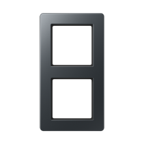 Jung AF582BFANM ,Ramă dublă pentru instalare orizontală și verticală, rezistență la rupere