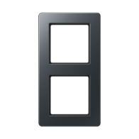 Jung AF582BFANM ,Ramă dublă pentru instalare orizontală și verticală, rezistență la rupere