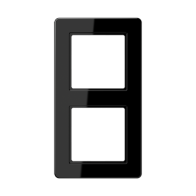 Jung AF582BFSW ,Ramă dublă pentru instalare orizontală și verticală, rezistență la rupere