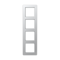 Jung AF584BFAL ,Ramă 4x pentru instalare orizontală și verticală, rezistență la rupere