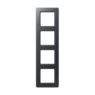 Jung AF584BFANM ,Ramă 4x pentru instalare orizontală și verticală, rezistență la rupere