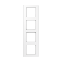 Jung AF584BFWW ,Ramă 4x pentru instalare orizontală și verticală, rezistență la rupere