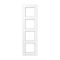 Jung AF584BFWW ,Ramă 4x pentru instalare orizontală și verticală, rezistență la rupere