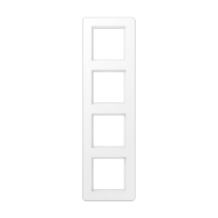 Jung AF584BFWWM ,Ramă 4x pentru instalare orizontală și verticală, rezistență la rupere