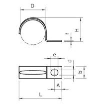 OBO Cleme de montare 20mm M20 100 buc.