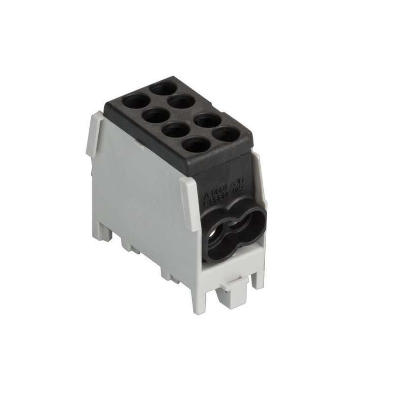 Borna conexiune CU-AL  Neagra  1 pol,  2x25 / 2x16 qmm 1000V AC\DC