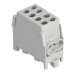 Borna conexiune CU-AL  Gri  1 pol,  2x25 / 2x16 qmm 1000V AC\DC
