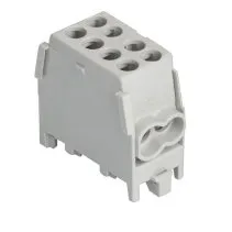Borna conexiune CU-AL Gri 1 pol, 2x25 / 2x16 qmm 1000V AC\DC