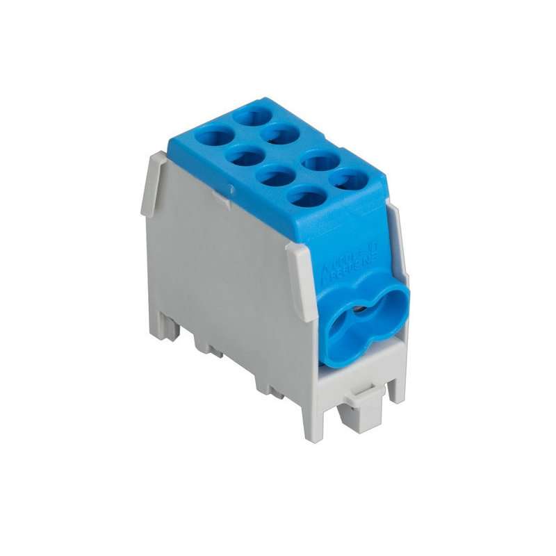 Borna conexiune CU-AL  Albastra  1 pol,  2x25 / 2x16 qmm 1000V AC\DC