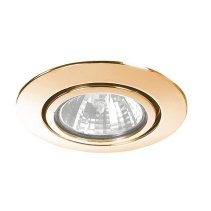 NV-Spot incastrat ,12V AC GX5,3 max. 50W gold ,Brumberg 1928.05