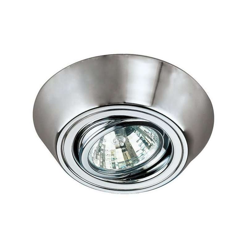 NV-Halbeinbaustrahl. ,12V AC GX5,3 max. 50W nicke ,Brumberg 1998.15