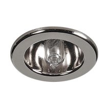 Lampa JT incastrata Punct luminos ,12V AC 10W crom mat ,Brumberg 2031.03